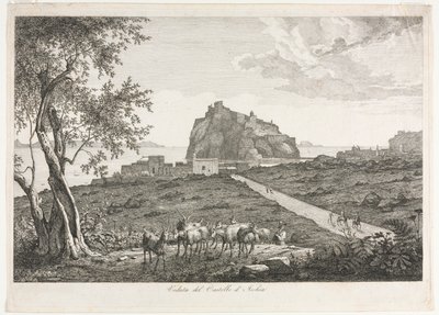 View of the Castello, Ischia by Unknown artist