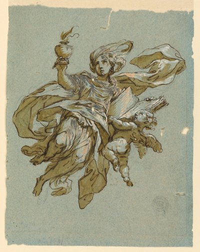 Wall Painting with Allegory of Vigilance by Unknown artist