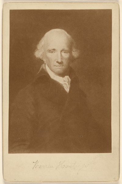 Warren Hastings (from an engraving) by Unknown artist