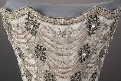 Wedding dress bodice by Unknown artist