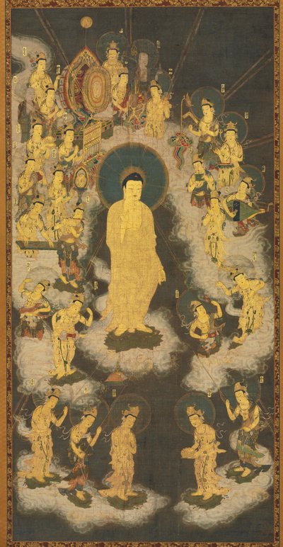 Welcoming Descent of Amida (Amida Raigō) by Unknown artist