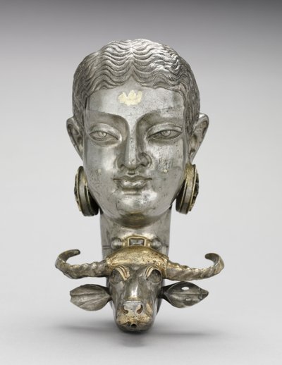 Woman and Water Buffalo Rhyton by Unknown artist