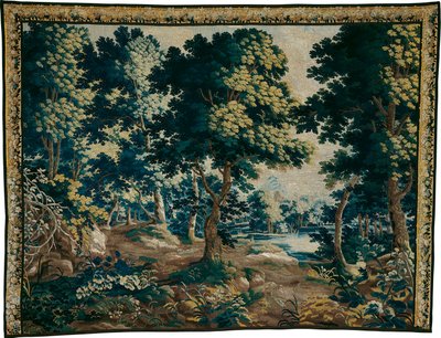 Woodland with a Pond by Unknown artist