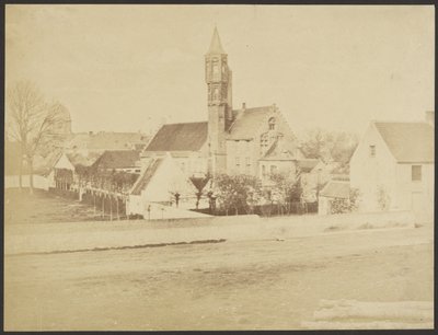 Cathedral and Surrounding Village by Unknown artist/maker