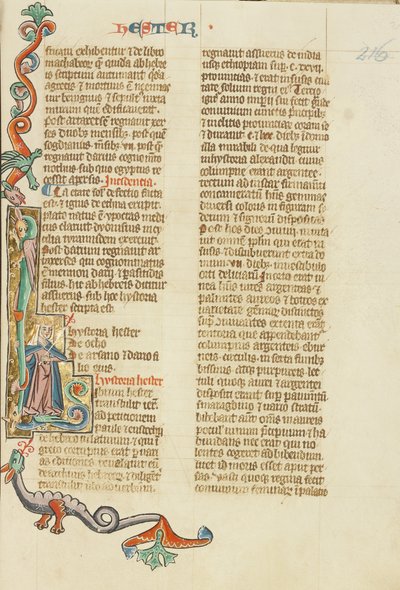 Initial L: Esther by Unknown artist/maker
