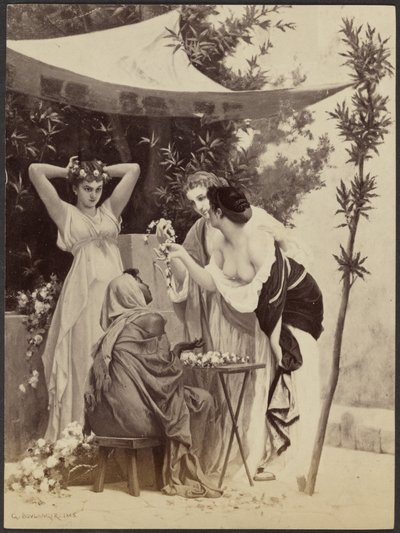 The Wreath Seller by Unknown artist/maker