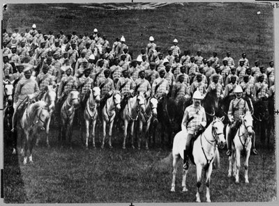 2nd Madras Regiment Light Cavalry on parade by Unknown photographer