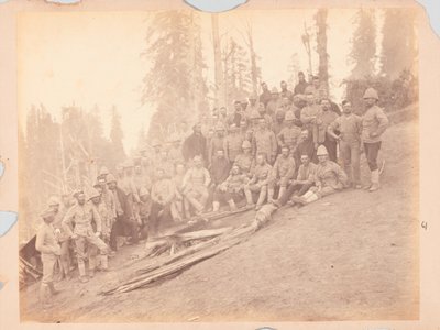 British Officers, Black Mountain Expedition by Unknown photographer