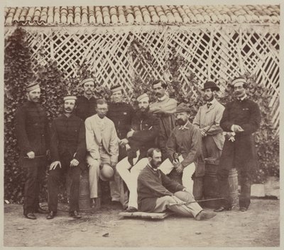 Cricketers, Karachi by Unknown photographer