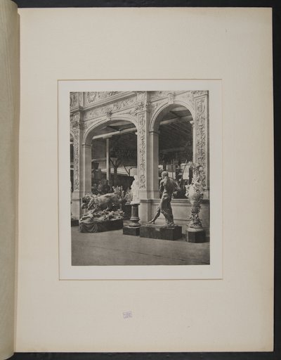 Entrance Italian Section, Manufactures Building by Unknown photographer