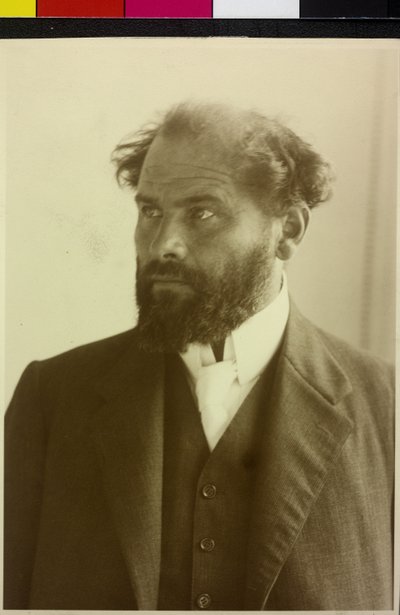 Gustav Klimt by Unknown photographer