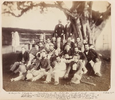 Members of the Calcutta Cricket Club, 1859 by Unknown