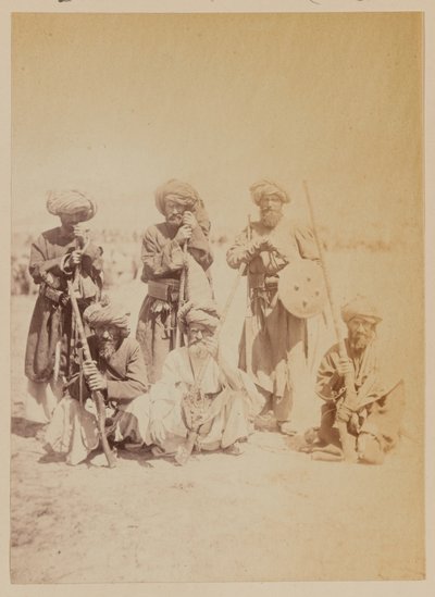 Pathan tribesmen by Unknown photographer