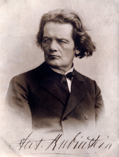 Portrait of Anton Rubinstein by Unknown photographer