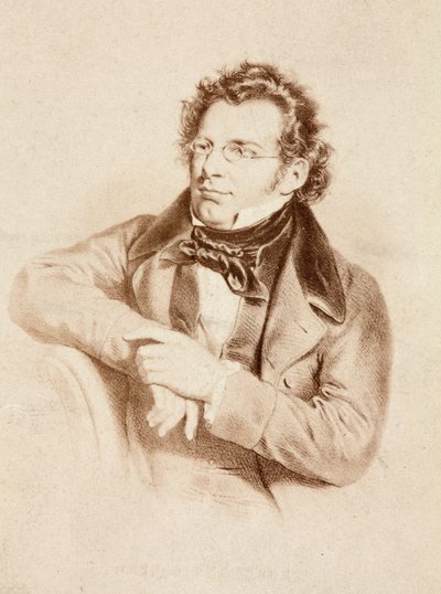 Portrait of Franz Schubert by Unknown photographer