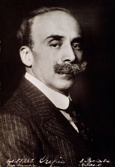 Portrait of Giacomo Orefice by Unknown photographer