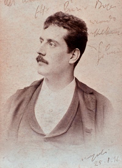 Portrait of Giacomo Puccini by Unknown photographer