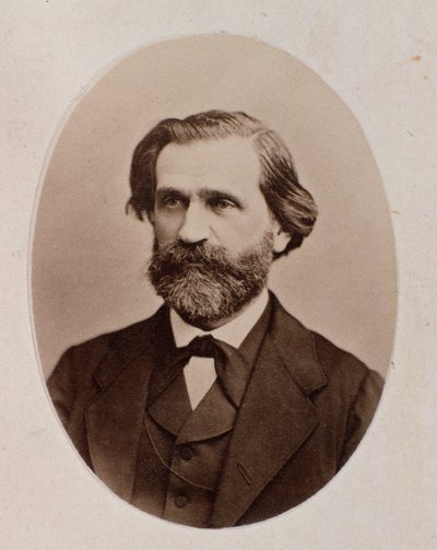 Portrait of Giuseppe Verdi by Unknown photographer