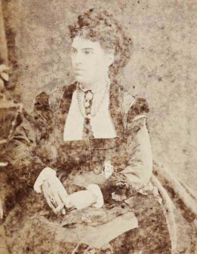 Portrait of Zélia Trebelli Bettini by Unknown photographer
