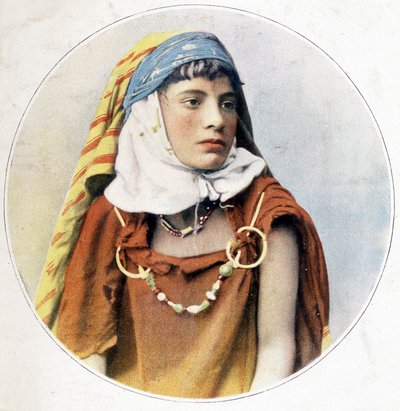 Tunisian woman. 1898 by Unknown photographer