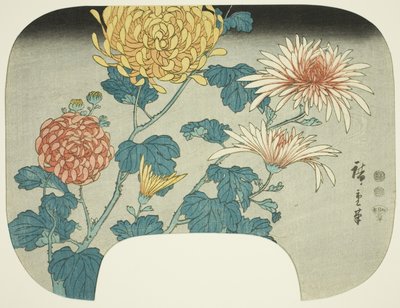 Chrysanthemums by Utagawa Hiroshige