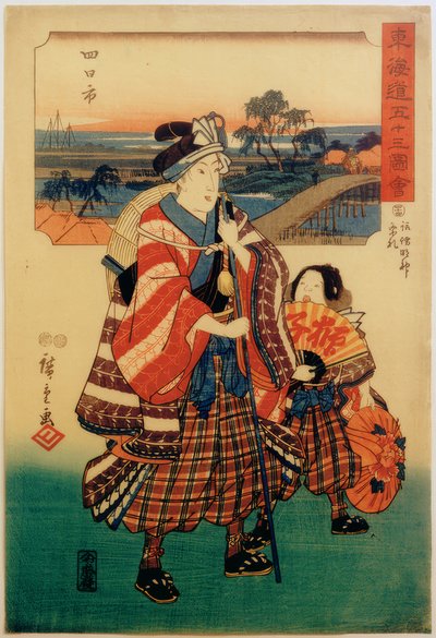 Yokkaichi by Utagawa Hiroshige