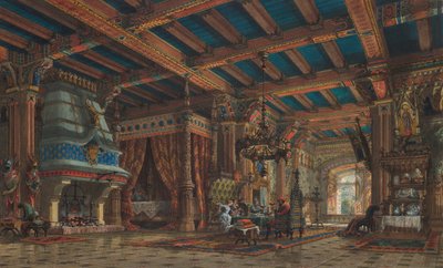 Château Interior by V. Germain