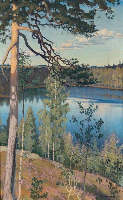 Lake on the Wilderness by Väinö Alfred Blomstedt