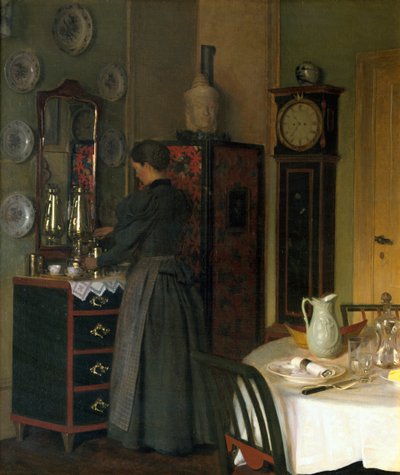 Tea-time by Valdemar Kornerup