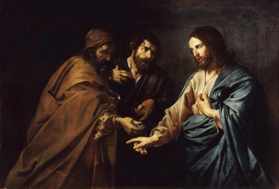 The Tribute Money by Valentin de Boullogne