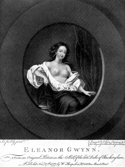 Nell Gwynne, English actress, 19th century by Valentine Green