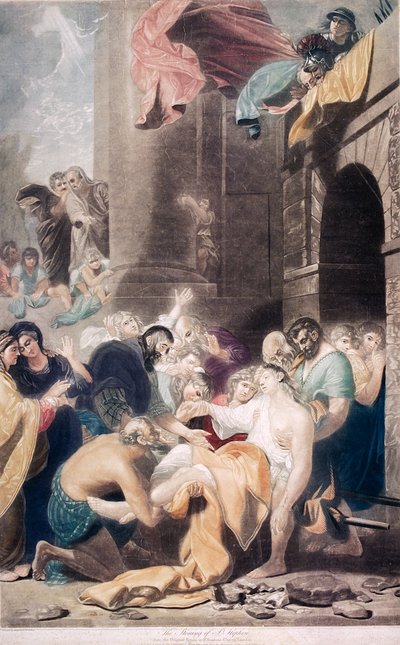 The Stoning of St Stephen by Valentine Green