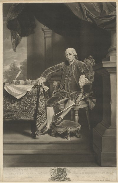 Henry Laurens by Valentine Green after John Singleton Copley