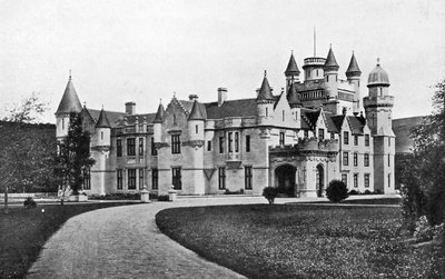 Balmoral Castle, Scotland, c1920 by Valentine and Sons Ltd