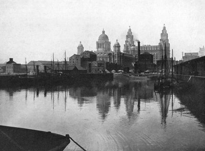 Canning Dock, Liverpool by Valentine and Sons Ltd