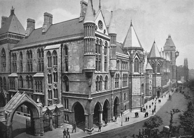 The New Law Courts, London by Valentine and Sons Ltd