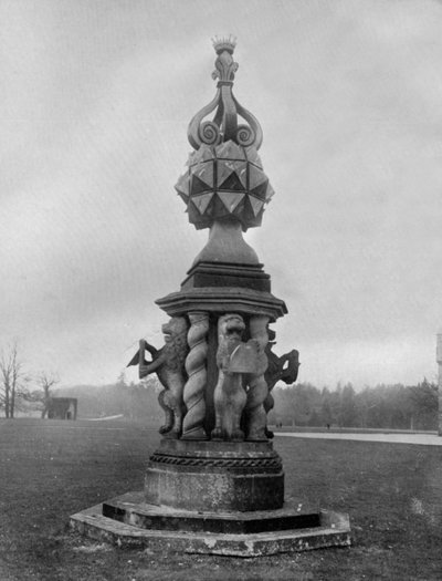The Sundial, Glamis Castle by Valentine and Sons Ltd
