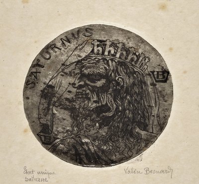 Representation of the Divinist Saturn by Valère Bernard
