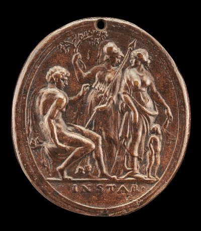 Hercules between Minerva and Venus by Valerio Belli