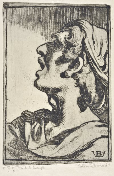Head of Man by Valère Bernard