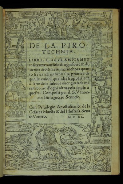 De la Pirotechnia by Vannoccio Biringucci