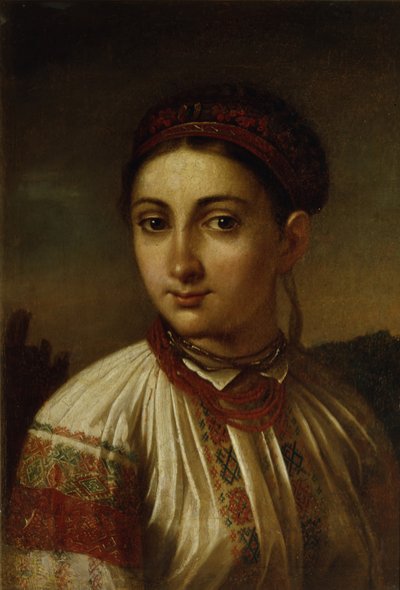 Girl from Podillia by Vasili Andreevich Tropinin