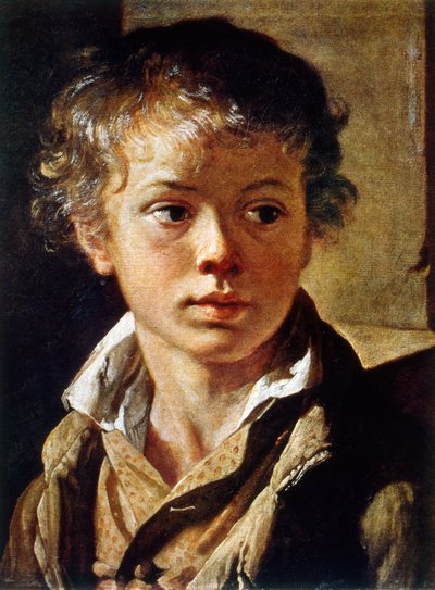 Portrait of a Young Boy by Vasili Andreevich Tropinin