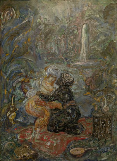 Oriental Scene by Vasili Dmitrievich Millioti