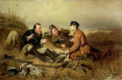 Hunters, 1816 by Vasili Grigorevich Perov