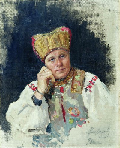 Russian Peasant, 1896 by Vasili Maksimovich Maksimov