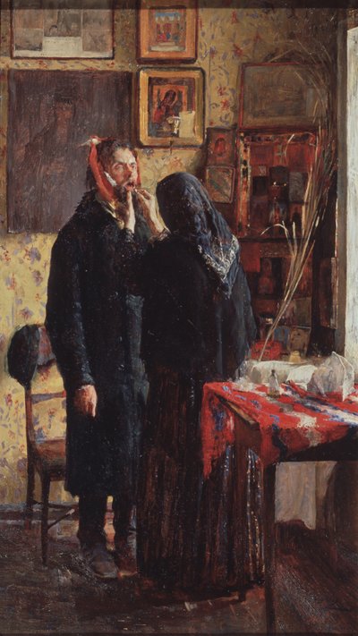 At the dentist by Vasili Nikitich Meshkov
