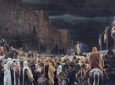 Crucifixion by the Romans by Vasili Vasilievich Vereshchagin