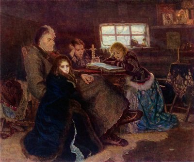 Menshikov in Berezovo by Vasily Surikov