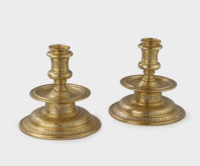 Pair of Candlesticks by Venetian School